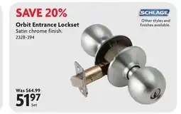 Home Hardware Orbit Entrance Lockset offer