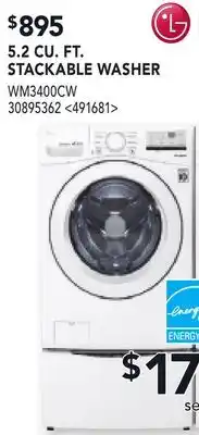 RONA 5.2 CU.FT. STACKABLE WASHER offer
