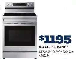RONA 6.3 CU. FT. RANGE offer