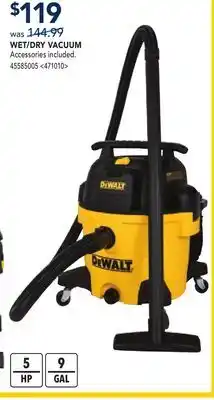 RONA WET/ DRY VACUUM offer