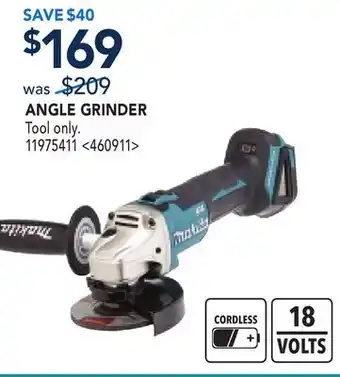RONA ANGLE GRINDER offer