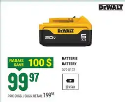 BMR BATTERIE DEWALT offer