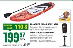 BMR INFLATABLE PADDLEBOARD offer