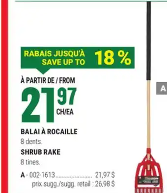 BMR BALAI À ROCAILLE GARANT offer