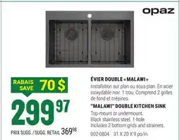 BMR MALAWI DOUBLE KITCHEN SINK offer