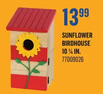 Canac Sunflower Birdhouse 10 1/4 in offer