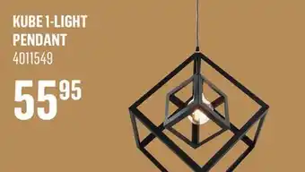 Canac Kube 1-Light Pendant offer