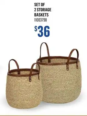 Canac Set of 2 Storage Baskets offer
