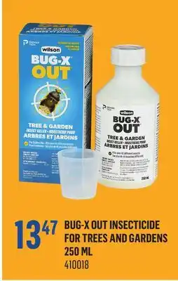 Canac Bug-X Out Insecticide for Trees and Gardens 250 ml offer