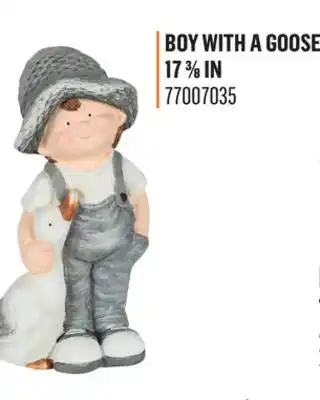 Canac Boy with a Goose 17 3/8 in offer