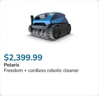 Club Piscine Freedom + cordless robotic cleaner offer