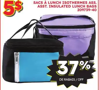 Rossy ASST. INSULATED LUNCH BAGS offer