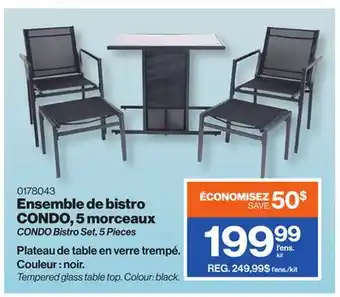 Patrick Morin CONDO Bistro Set, 5 Pieces offer