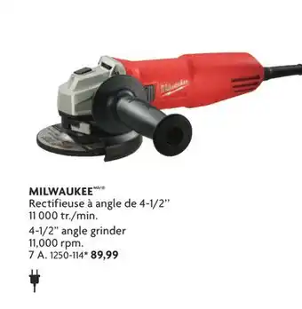 Home Hardware 4-1/2 Corded Angle Grinder offer