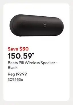 Staples Beats Pill Wireless Speaker - Black offer