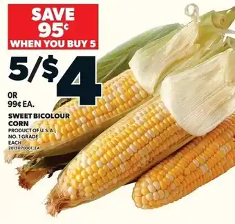 Loblaws Sweet bicolour corn offer
