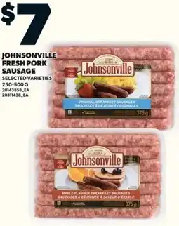 Loblaws Johnsonville fresh pork sausage offer