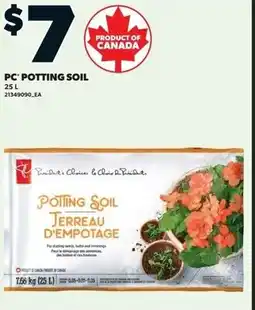 Loblaws PC potting soil offer