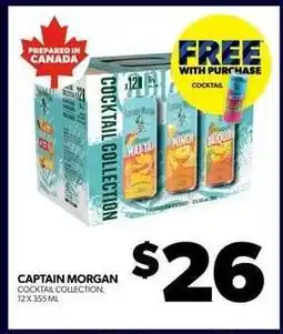 Real Canadian Liquorstore Captain Morgan Cocktail Collection offer