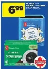 Real Canadian Superstore PC Pods or Ground Coffee offer