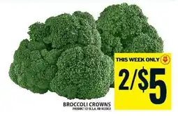 Food Basics BROCCOLI CROWNS offer