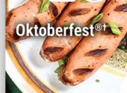 M & M Food Market Oktoberfest † Sausages offer