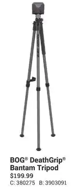 Cabela's BOG DeathGrip Bantam Tripod offer