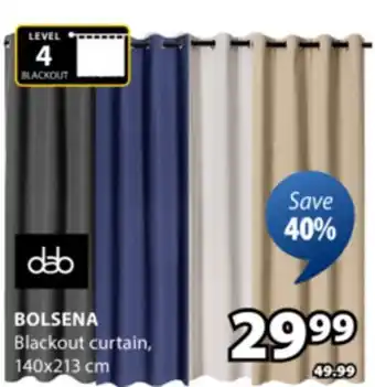 JYSK BOLSENA Blackout curtain offer