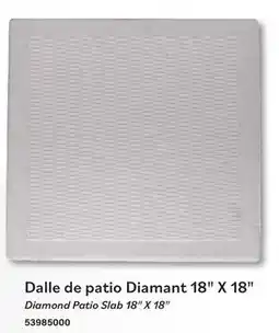 Matériaux Pont Masson Diamond Patio Slab 18 in. x 18 in offer