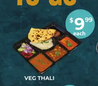Food World Supermarket VEG THALI offer