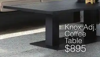 Dot Furniture Knox Adj. Coffee Table offer