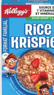 IGA KELLOGG'S CEREAL OR MEAL REPLACEMENT offer