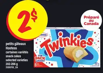 Maxi PETITS GÂTEAUX HOSTESS | snack cakes, 202-206 g offer