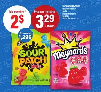 Maxi FRIANDISES MAYNARDS | CANDY, 150/154 G offer