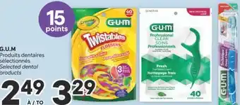 Brunet G.U.M Produits dentaires sélectionnés offer