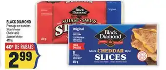 Marché Adonis BLACK DIAMOND FROMAGE EN TRANCHES | SLICED CHEESE offer