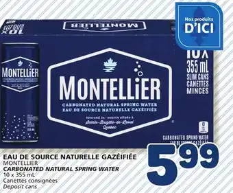 Marché Bonichoix MONTELLIER CARBONATED NATURAL SPRING WATER offer