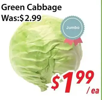 Ample Food Market Green Cabbage offer