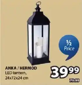 JYSK Anka /hermod led lantern offer