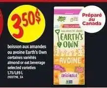 Maxi Earth's Own offer
