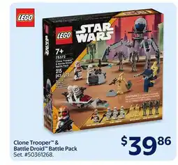 Walmart Clone Trooper & Battle Droid Battle Pack offer