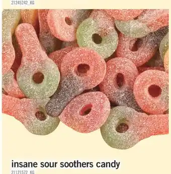 Fortinos INSANE SOUR SOOTHERS CANDY offer