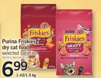 Fortinos PURINA FRISKIES DRY CAT FOOD, 1.42/1.5 KG offer