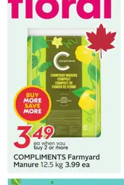Sobeys COMPLIMENTS Farmyard Manure offer