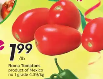Sobeys Roma Tomatoes offer