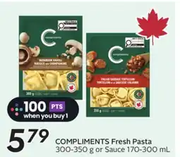 Sobeys COMPLIMENTS Fresh Pasta offer
