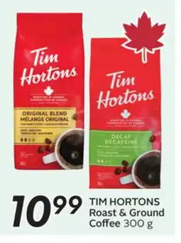 Sobeys TIM HORTONS Roast & Ground Coffee offer