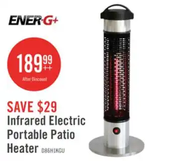 The Brick Energ+ Infrared Electric Portable Patio Heater - HEA-21212 offer