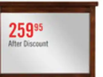 The Brick Sonoma Bedroom Dresser Mirror - Mango Brown offer