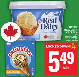 Food Basics NESTLÉ REAL DAIRY ICE CREAM OR NOVELTIES offer